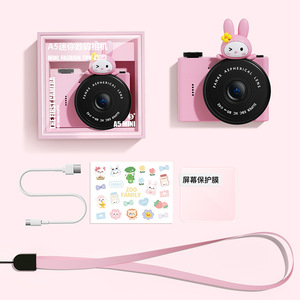 A5 20MP HD trẻ em máy ảnh kỹ thuật số 3 inch IPS màn hình cảm ứng dễ thương phim hoạt hình thiết kế microSD Tương thích hoàn hảo món quà sinh nhật cho trẻ em - Product Image 5