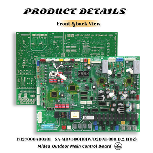 แผงวงจรควบคุมหลักภายนอกอาคาร Midea VRF รุ่น SA-MDV500(18)W/D2DN1-880.D.2.1(DZ) แผงควบคุมเครื่องปรับอากาศกลาง 17127000A00581 - Product Image 2
