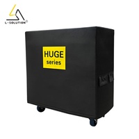 Sistema de Sonido Profesional Portátil con Altavoz de Columna Activo de Gran Serie y Subwoofer de 2x12 Pulgadas para DJ en Exteriores