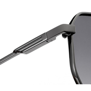 Unisex Rectangle Sunglasses Full Rim <b>Gold</b> <b>Frame</b> Green Lenses UV400 Protection Outdoor Use Adult - Product Image 5