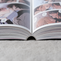 Impression de livres zines à couverture souple personnalisés, impression offset couleur CMYK, service d'impression de mangas et de magazines brochés