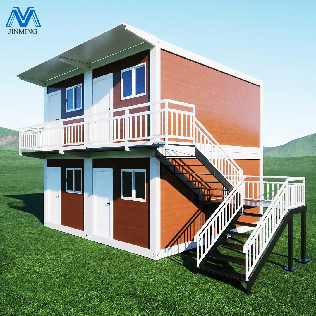 Cheap 20ft China Custom Design Easy Install Prefabricated Home Flat Packed Container House With Toilet