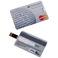 Clé USB carte de crédit musicale 2 Go 8 Go 16 Go 32 Go avec impression de logo coloré
