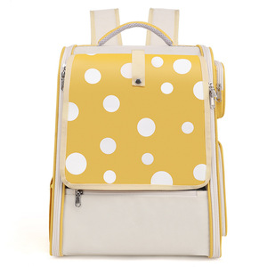 Pet Carrier Cat <b>Backpack</b> <b>Large</b> Capacity Breathable Portable With Wheel Softsided Medium Size - Product Image 3