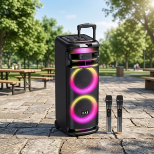 BA-L2201 Altavoz Inalámbrico con Anillo de Luz RGB de Alta Potencia, Marca Privada, MOQ Bajo, Personalización de Fábrica, Entrega Rápida en 7 Días, Venta al Por Mayor - Product Image 2