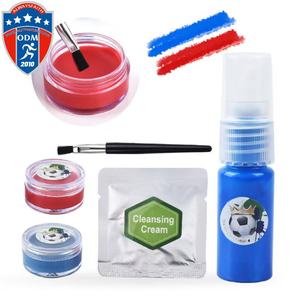Pittura per il viso personalizzabile per il calcio, lavabile, prodotto per l'intrattenimento sportivo per i tifosi messicani, pittura per carnevale transfrontaliera - Product Image 2