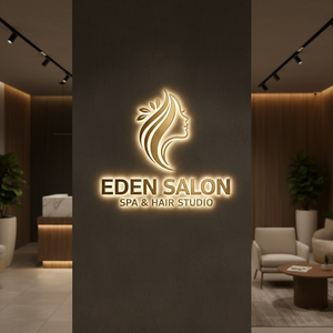 Letrero Personalizado para Salón de Belleza, Logotipo 3D Retroiluminado con LED para Spa y Peluquería - Product Image 4