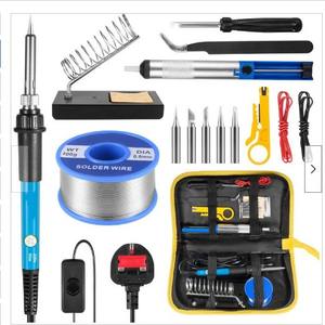 Kit d'outils de <span class=keywords><strong>fer</strong></span> <span class=keywords><strong>à</strong></span> <span class=keywords><strong>souder</strong></span> électrique numérique <span class=keywords><strong>professionnel</strong></span> 80W 60W de haute qualité avec contrôle de température réglable - Product Image 4