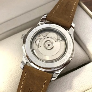 Nuevo Reloj Mecánico Automático <span class=keywords><strong>Parnis</strong></span> Skeleton de 43 mm para Hombre, con Cristal Metálico, Reserva de Energía, Tourbillon, Resistencia al Agua de 5 Bares, Regalo 2025 - Product Image 5