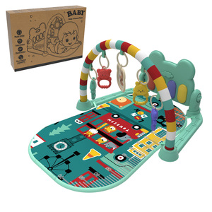 Tapis <span class=keywords><strong>d</strong></span>'éveil pour bébé de 0 à 18 mois, tapis de <span class=keywords><strong>jeu</strong></span> doux <span class=keywords><strong>avec</strong></span> piano et clavier, tapis de gymnastique musical pour bébé - Product Image 6