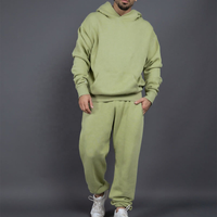 Ensemble de survêtement unisexe streetwear pour homme, pantalon de jogging et sweat à capuche oversize, 100% coton, impression personnalisée