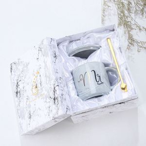 Tazas de porcelana de cerámica con logotipo personalizado al por mayor, tazas elegantes de lujo para beber, tazas para oficina y juego de regalo/ - Product Image 1