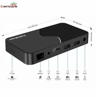 Boîtier TV Android Holabox, décodage vidéo 8K, Wifi 2.4G+5G, commande vocale, lecteur multimédia intelligent, décodeur