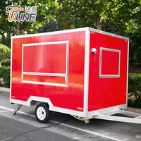 Chariot mobile carré pour la restauration, remorque alimentaire standard européenne, camion de cuisine mobile, kiosque de restauration rapide, chariot alimentaire à vendre