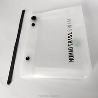 Pochette souple et rigide personnalisée en EVA noir dépoli, étanche, pour maillot de bain homme, style poignée, pour l'été