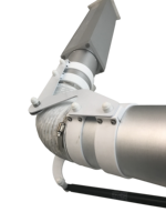 Extracteur de fumée évolutif en alliage d'aluminium/hotte d'extraction pour unité d'échappement de laboratoire/laboratoire