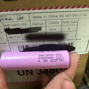 100% Original INR18650 30Q 3,7V 3000mAh Lithium-Ionen-Akkuzelle für E-Bike & Elektroroller - Product Image 5