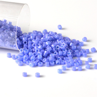 Cuentas de Vidrio Miyuki Delica 11/0 de Japón para Bisutería DIY, Cuentas para Hacer Aretes y Pulseras, Colores Brillantes y Esmaltados, Accesorios