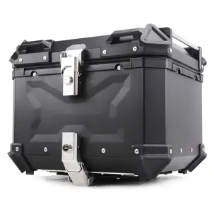 45L evrensel motosiklet alüminyum arka bagaj valiz su geçirmez kuyruk kutusu saklama kutusu BMW R1250GS Yamaha nmax için TNMA