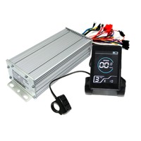 GREENTIME 48V 60V 1500W 45A Brushless DC Motor Controller Ebike Scooter Controller + X5 Display One Set