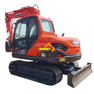 Excavadora DOOSAN DX80 de 8 Toneladas Usada, Excavadora Hidráulica de Calidad Casi Nueva, Máquina de Construcción Pequeña y Duradera - Product Image 3