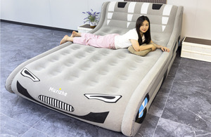 Автоматическая надувная матрас надувная кровать с интегрированной спинкой со встроенным насосом - Product Image 5