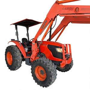 Tracteur à roues d'occasion M7040 avec chargeur LA1153, moteur 68 CV, boîte de vitesses pour usage agricole - Product Image 1
