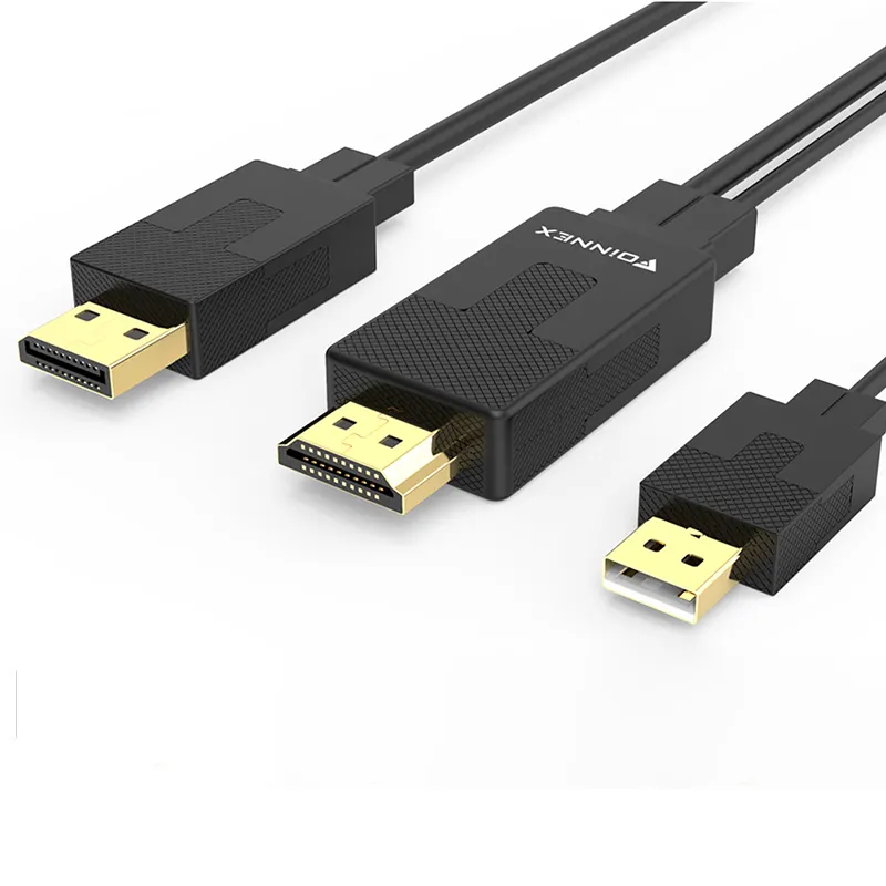 Kabel pria ke DP male kualitas tinggi 4k * 2k 60hz UHD 4K (3840x2160)@ 30Hz,1080p (1920x1080)@ 60Hz