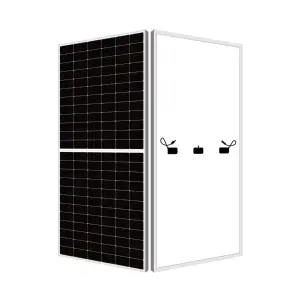 Module PV demi-cellule noir 445W 450W 455w Panneau solaire mono Panneaux photovoltaïques photovoltaïques solaires