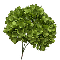 Bunga Hydrangea Buatan 270 Kelopak 5 Cabang Buket Bunga Palsu untuk Dekorasi Pernikahan Hiasan Langit-langit