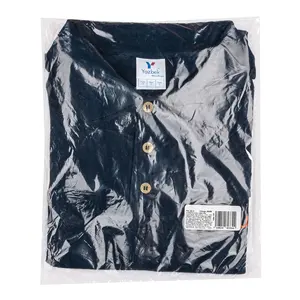 CH Truper da uomo per Polo blu taglia 6XL maglia corta in seta traspirante Spandex ricamato luce bianca di colore scuro - Product Image 4