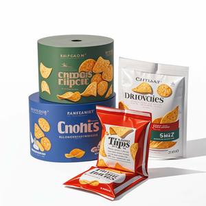 Rollos de película de plástico PE de grado alimenticio laminado, dureza suave para envasado de alimentos inflados, bolsitas, bolsitas, rollo de película para aperitivos - Product Image 5