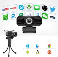 Cámara Web USB 2.0 con Sensor CMOS Full HD 1080P, Resistente al Agua, Zoom Óptico 21x-40x, Gran Angular de 100°, 30 FPS, para Computadora de Escritorio, Android TV