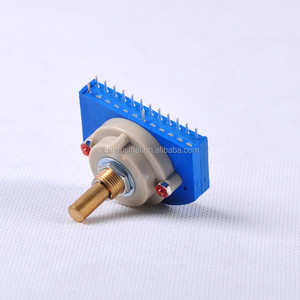 Commutateur rotatif DIY 2 pôles <span class=keywords><strong>4</strong></span> positions avec contrôle du volume sur circuit imprimé pour amplificateur à tube audio - Product Image 4