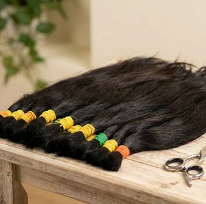 Extensiones de Cabello Humano 100% Natural, Proveedor con Muestra Gratis, Precio al por Mayor, Cabello Virgen Vietnamita Super Double Drawn Liso - Product Image 1