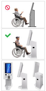 Terminal de pago con lector de tarjetas, kiosco de servicio automático de 21,5 pulgadas, con impresión A4, <span class=keywords><strong>Registro</strong></span> <span class=keywords><strong>Civil</strong></span> de construcción del Estado - Product Image 5