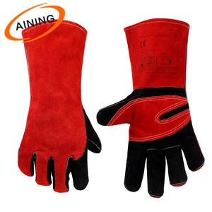 Flexible Custom Copper Plated CO2 Welding <strong>Torch</strong> Heat-Resistant Safety <strong>Gloves</strong> 220V 400A - Product Image 6