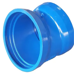 DN40 DN80 DN100 high-quality Ductile Iron Pipe Fittings Double socket 22.5 degree 11.25 degree