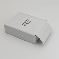 Caja de Envío Corrugada Blanca al por Mayor con Tira de Apertura Fácil para Ropa y Prendas