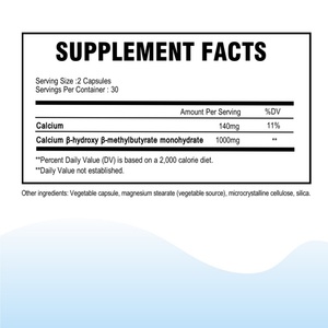 Cápsulas de HMB al por Mayor, Suplemento de HMB Sin Gluten, Apoya el Crecimiento Muscular con Etiqueta Privada - Product Image 4