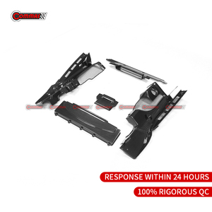 ฝาครอบเครื่องยนต์คาร์บอนไฟเบอร์แบบแห้ง สไตล์ OEM สำหรับ Audi R8 ปี 2007-2011 สำหรับตกแต่งภายในรถยนต์ - Product Image 6