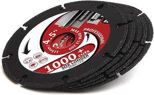 Công Nghiệp Kim cương cắt bánh xe 4.5 inch (11.4 cm) ti-coated Turbo Blade cho Granite thép cây góc sắt cắt - Product Image 3