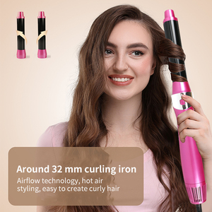 Ulelay 240V European International Travel Size Mini Hair Dryer Brush Set 9 en 1 Professional Ionic Tools <span class=keywords><strong>Kit</strong></span> White - Product Image 4