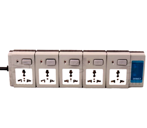 Sanwa — Extension de barre d'alimentation, <span class=keywords><strong>interrupteur</strong></span> et prise, universelle, 5 voies, vente en gros, en chine - Product Image 4