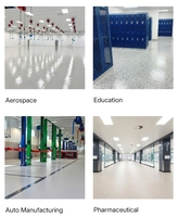 Pintura al Agua de Grado Industrial, Resistente al Desgaste, Resistente a la Presión, Impermeable, Fuerte Adhesión, Resina Epoxi para Pisos
