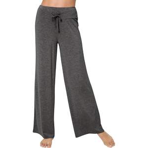Pantalon de détente ample en viscose de bambou pour femme, doux, pour le yoga et la nuit - Product Image 1