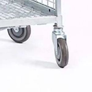 औद्योगिक लॉजिस्टिक 500 किलोग्राम नेस्टिंग भंडारण रोल कंटेनर धातु पिंजरे ट्रॉली - Product Image 3