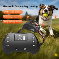 Chijie IPX6 - Control Remoto Inalámbrico para Perros con Pantalla LCD Inteligente, Resistente al Agua, Batería Recargable, Larga Duración de la Batería, Aprobado por CE y FCC