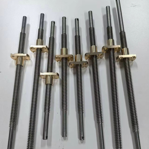 304 thép không gỉ T10 ví<span class=keywords><strong>t</strong></span> Chiều dài 100 200 300 400 500 600 700 800 1000 mé<span class=keywords><strong>t</strong></span> chì <span class=keywords><strong>2</strong></span> 3 4 8 10 12 hình thang trục ví<span class=keywords><strong>t</strong></span> và đai ốc - Product Image 2