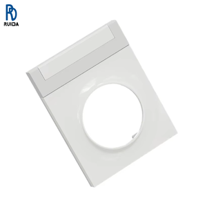 Plaque de couverture en plastique ABS S520732, blanche, simple, 85 mm de large, 108,5 mm de haut, 10,2 mm de profondeur - Product Image 1